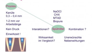 Die chemische Wurzelkanalaufbereitung