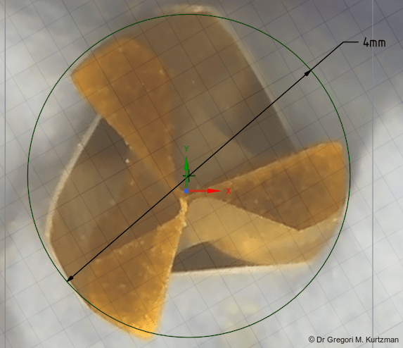 Fig. 2: Lack of wear noted on Tungsten carbide drill after repeated osteotomy preparation use.