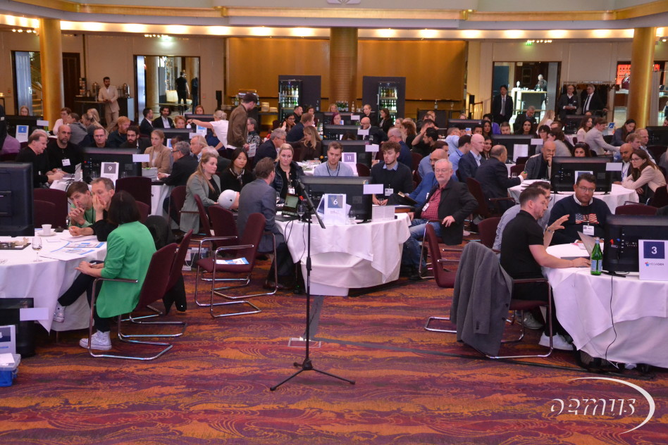 Reger Austausch bei den Table Clinics.